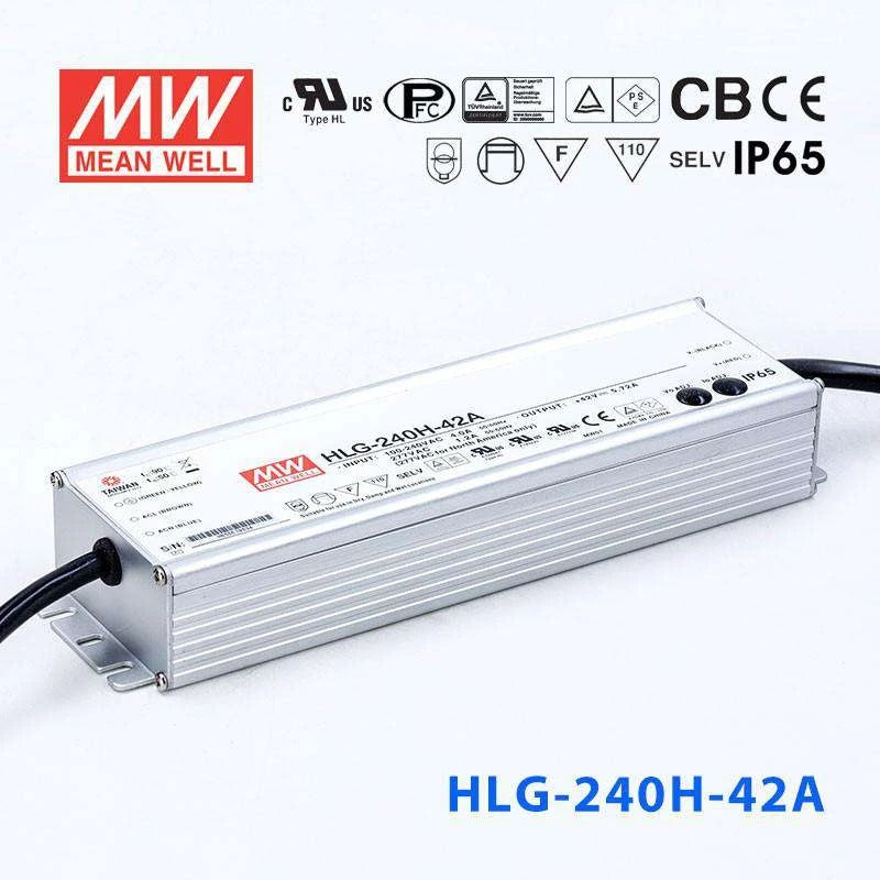 Mean Well HLG-240H-42A Power Supply 240W 42V - Adjustable 5.72A