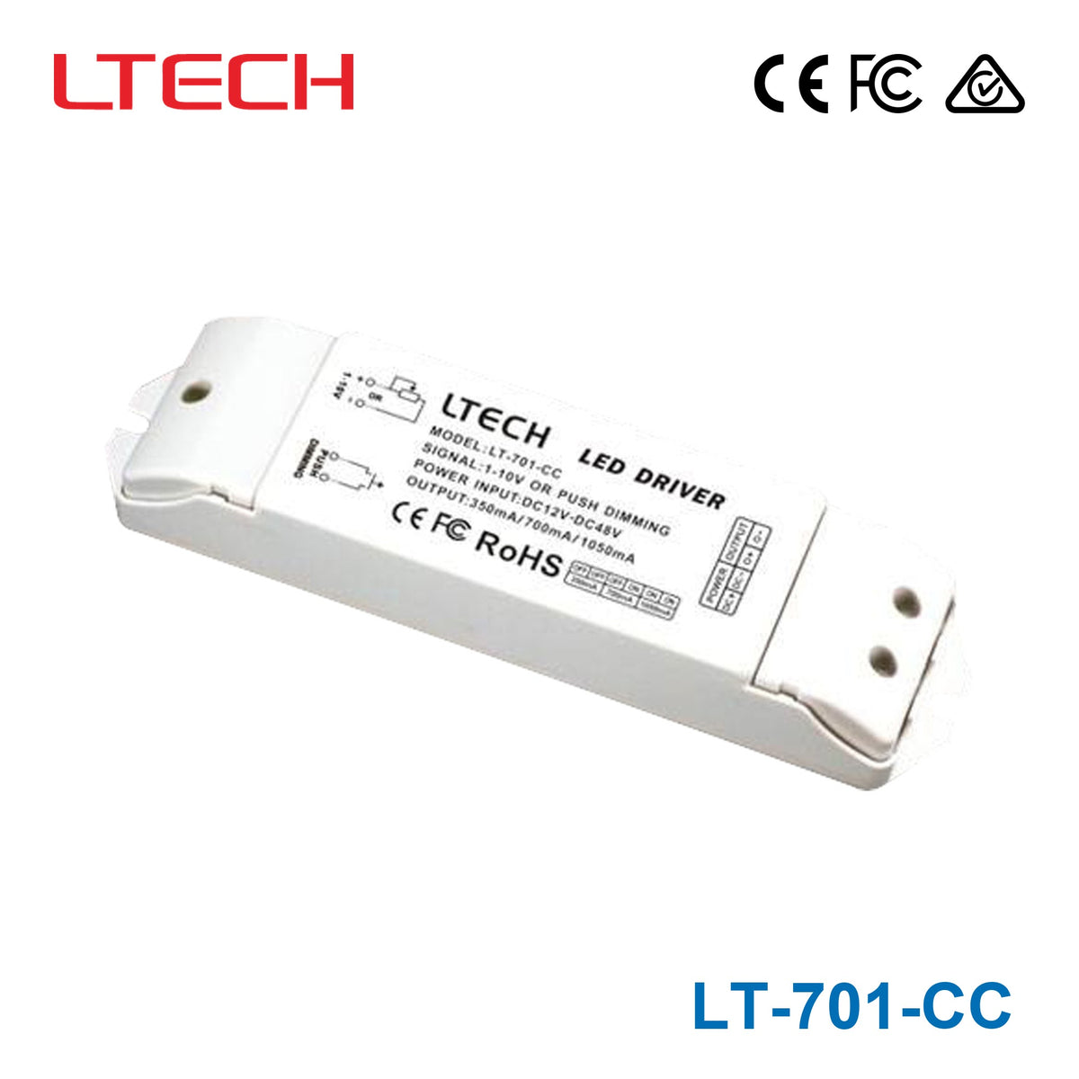 Ltech LT-701-CC 0/1-10V LED Dimming Driver