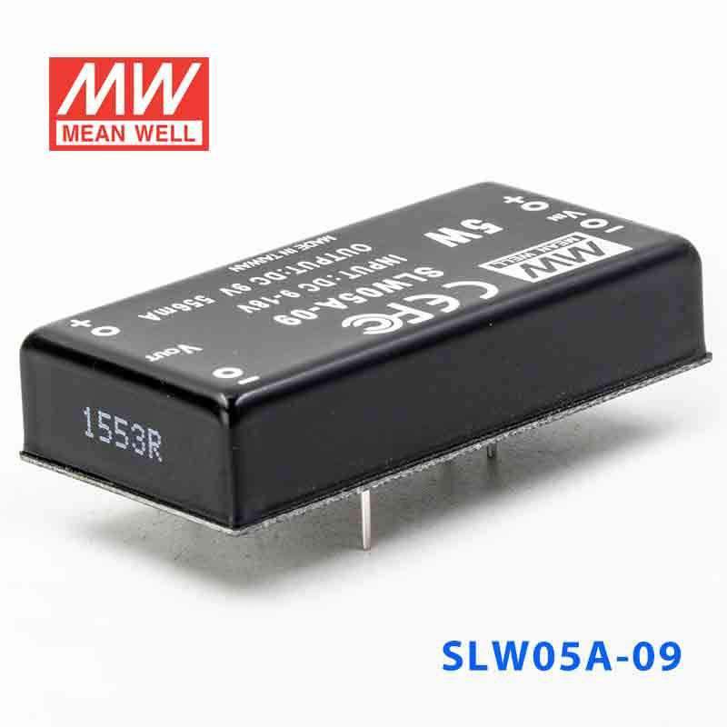 Mean Well SLW05A-09 DC-DC Converter - 5W - 9~18V in 9V out 556mA - PHOTO 1