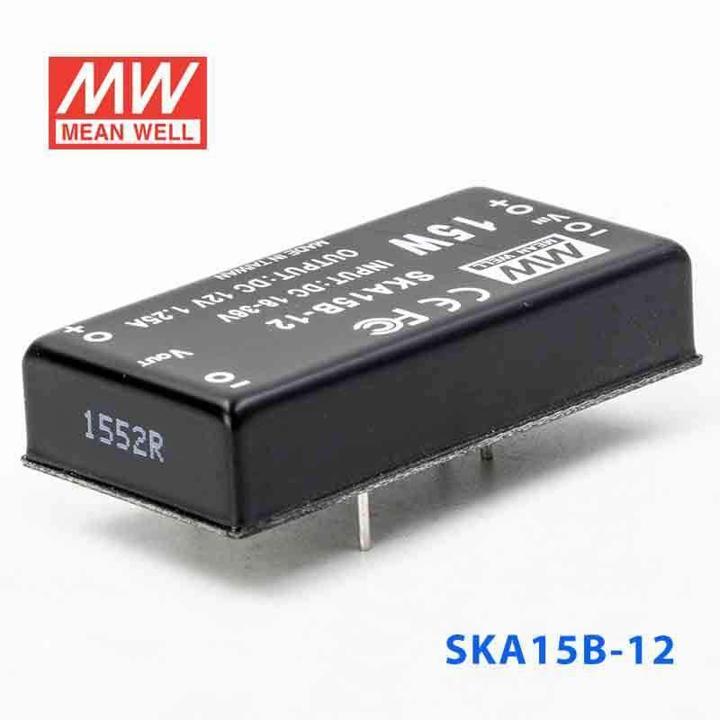 Mean Well SKA15B-12 DC-DC Converter - 15W - 18~36V in 12V out 1.25A - PHOTO 1