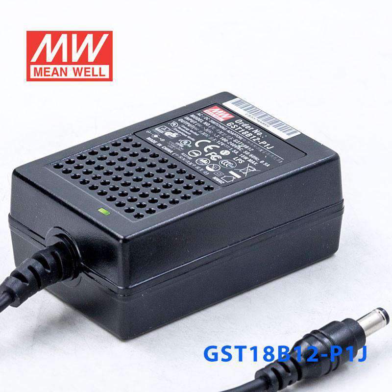 Mean Well GST18B12-P1J Power Supply 18W 12V 1.5A - PHOTO 1