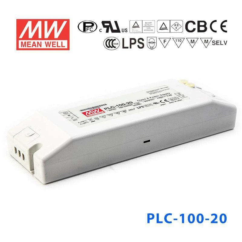 Mean Well PLC-100-20 Power Supply 100W 20V - PFC 4.8A