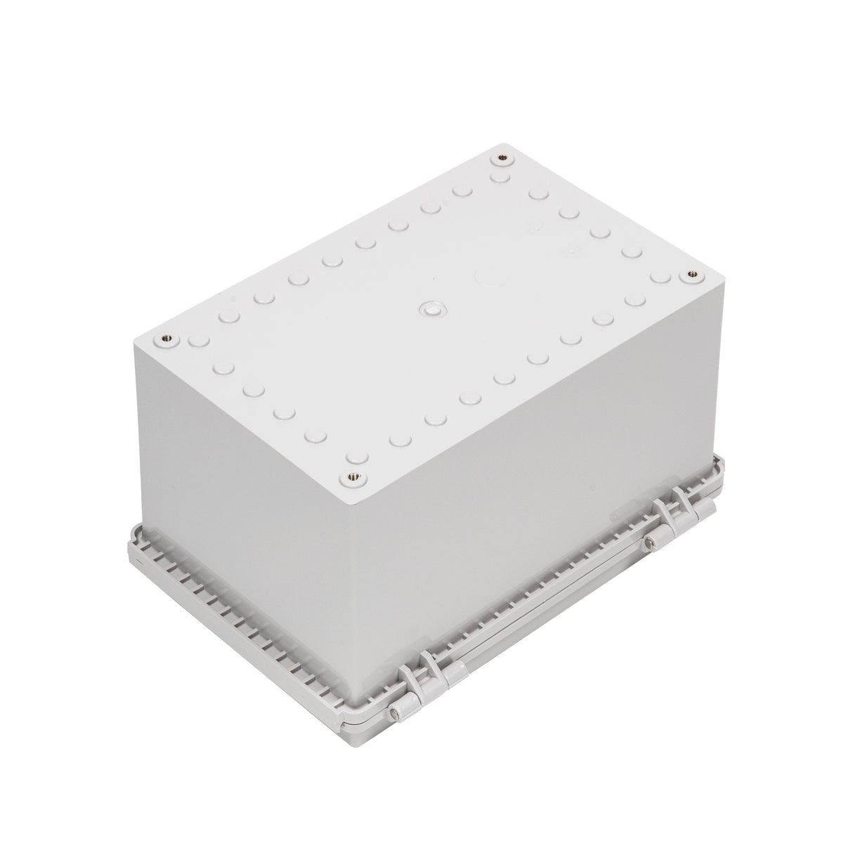 Boxco P-Series 200x300x180mm Plastic Enclosure, IP67, IK08, ABS, Grey Cover, Molded Hinge and Latch Type - PHOTO 2