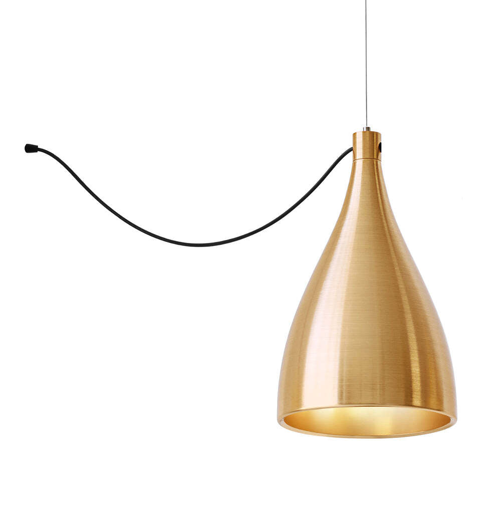 Pablo Pendant Swell XL String Single Narrow Brass / Brass - PHOTO 1