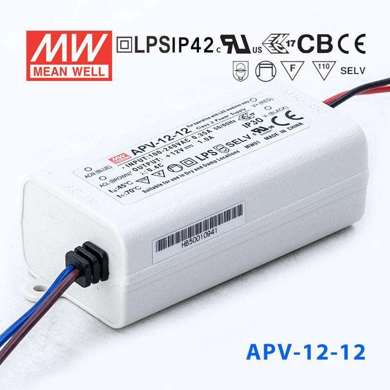 Mean Well APV Series LED Power Supply 12V (8~35W)