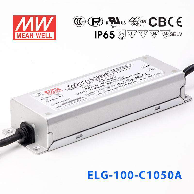 Mean Well ELG Series LED Power Supply 1050mA (75~240W)