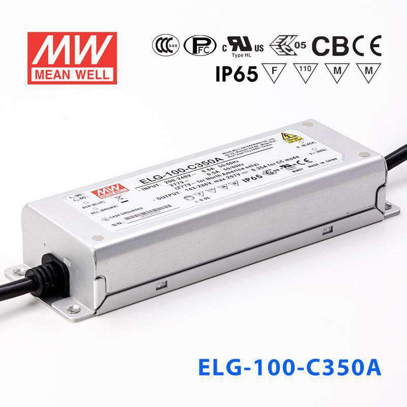 Mean Well ELG Series LED Power Supply 350mA (75~100W)