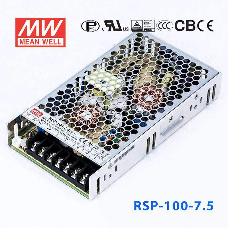 Mean Well RSP Series Power Supply 7.5V (75~300W)