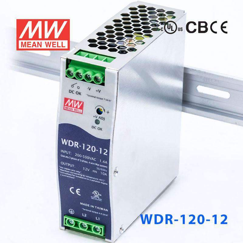 Mean Well WDR Series Power Supply 12V(60~120W)