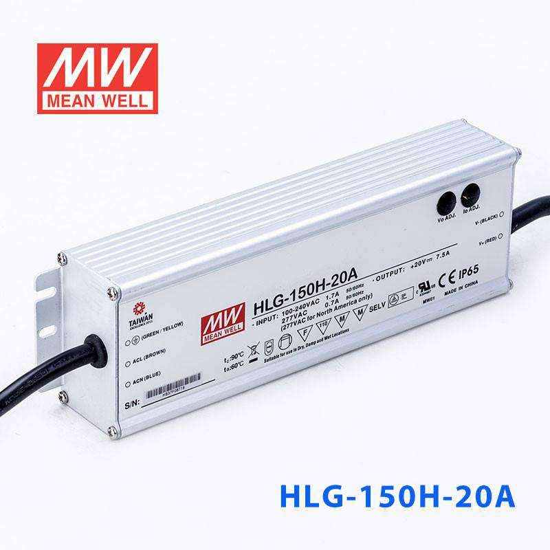 Mean Well HLG-150H-20A Power Supply 150W 20V - Adjustable 7.5A - PHOTO 1