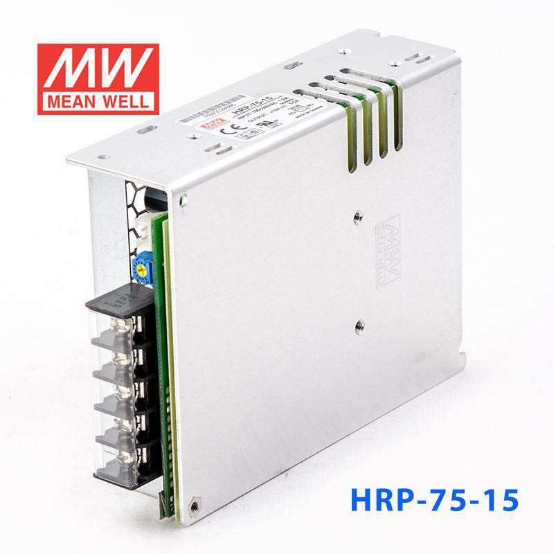 Mean Well HRP-75-15 Power Supply 75W 15V 5A - PHOTO 1
