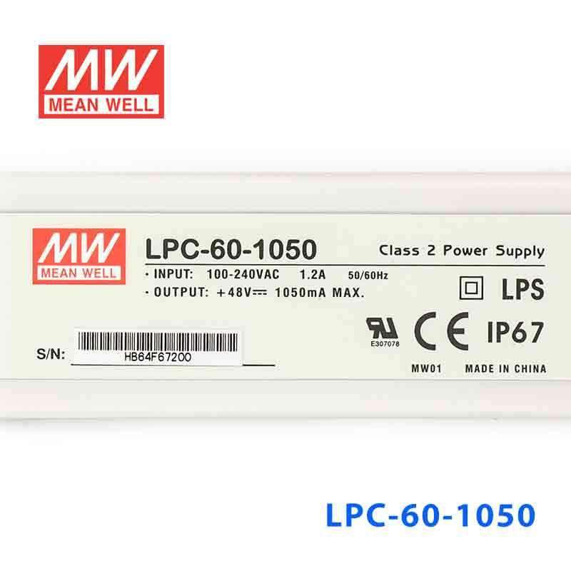 Mean Well LPC-60-1050 Power Supply 60W 1050mA - PHOTO 3