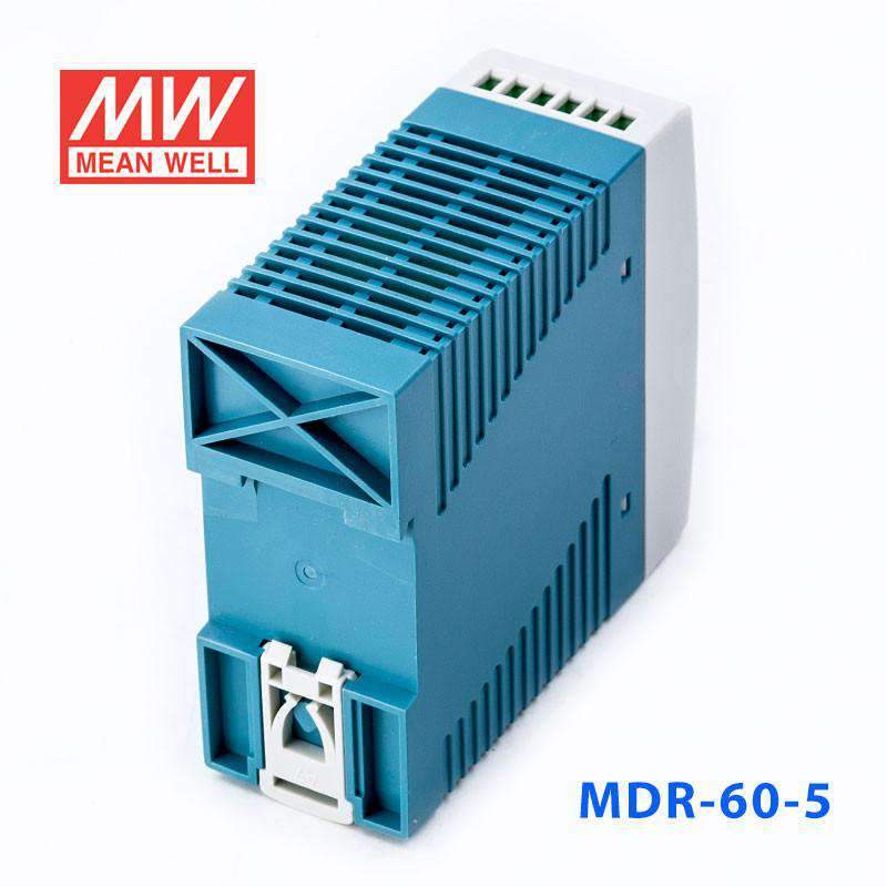 Mean Well MDR-60-5 Single Output Industrial Power Supply 60W 5V 10A - DIN Rail - PHOTO 3