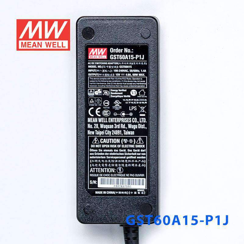 Mean Well GST60A15-P1JPower Supply 60W 15V 4A - PHOTO 2