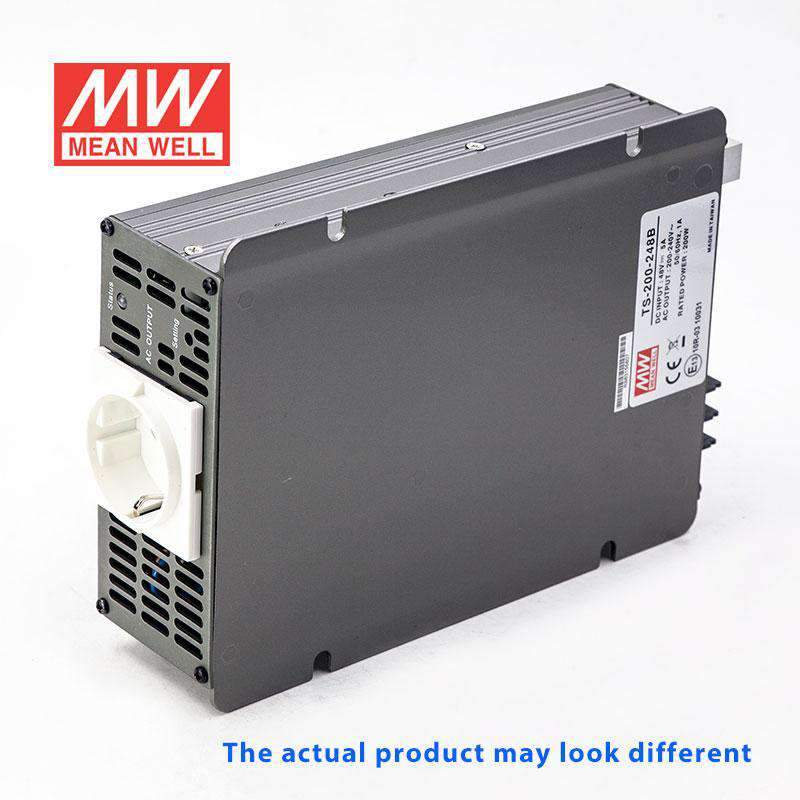 Mean Well TS-200-248C True Sine Wave 200W 230V 5A - DC-AC Power Inverter - PHOTO 1