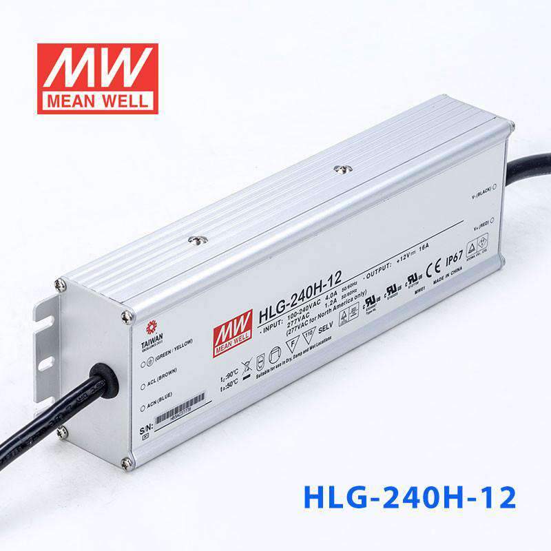 Mean Well S-HLG-240H-12 Power Supply 192W 12V with AU/NZ plug 16A - PHOTO 1