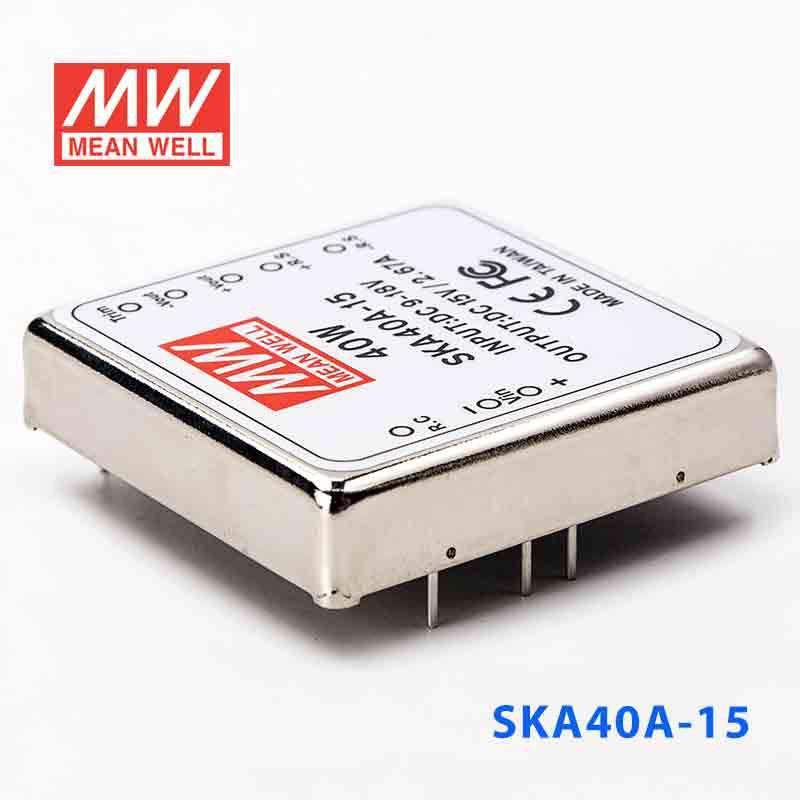 Mean Well SKA40A-15 DC-DC Converter - 35W - 9~18V in 15V out 2.67A - PHOTO 1
