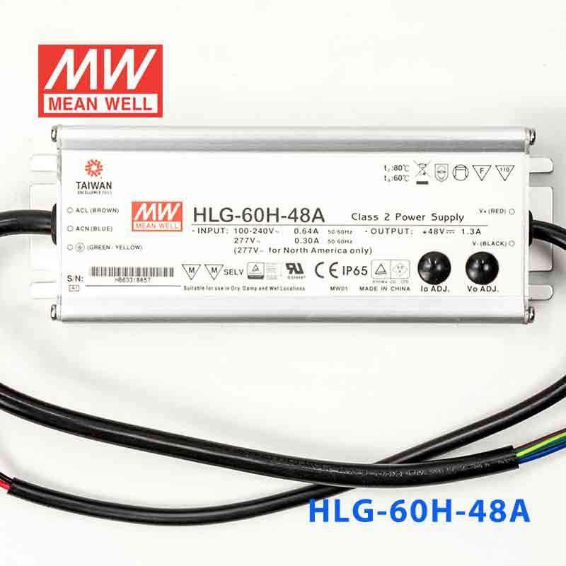 Mean Well HLG-60H-48A Power Supply 60W 48V - Adjustable 1.3A - PHOTO 2