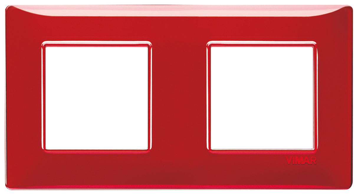 Vimar Plana Plate 4M(2+2) Reflex Ruby
