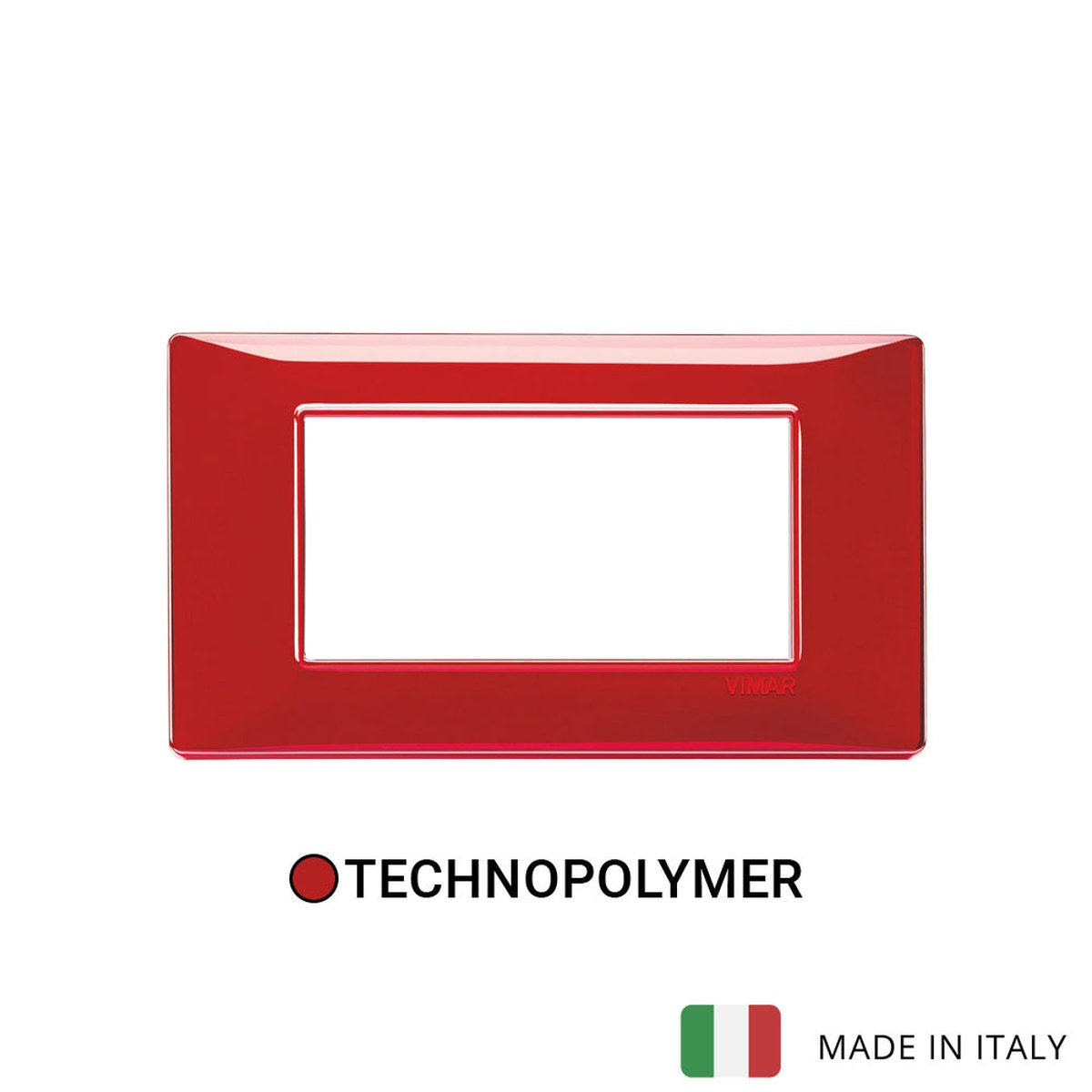 Vimar Plana Plate 4M Reflex Ruby