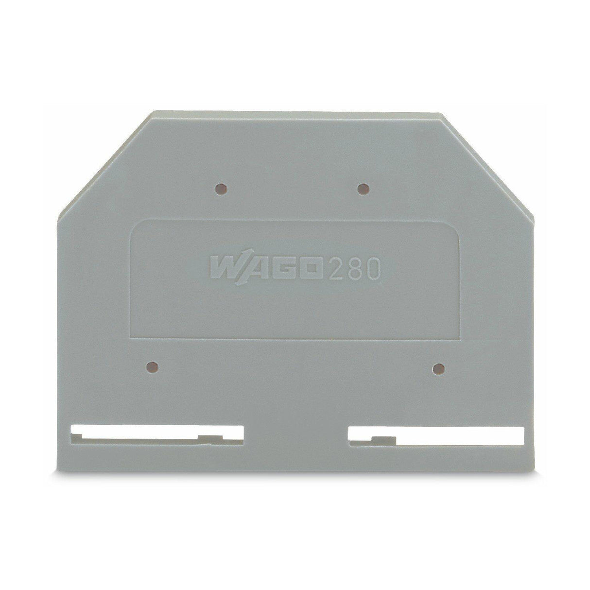 Wago 280-301 End and Intermediate Plate 2.5mm Thick Gray