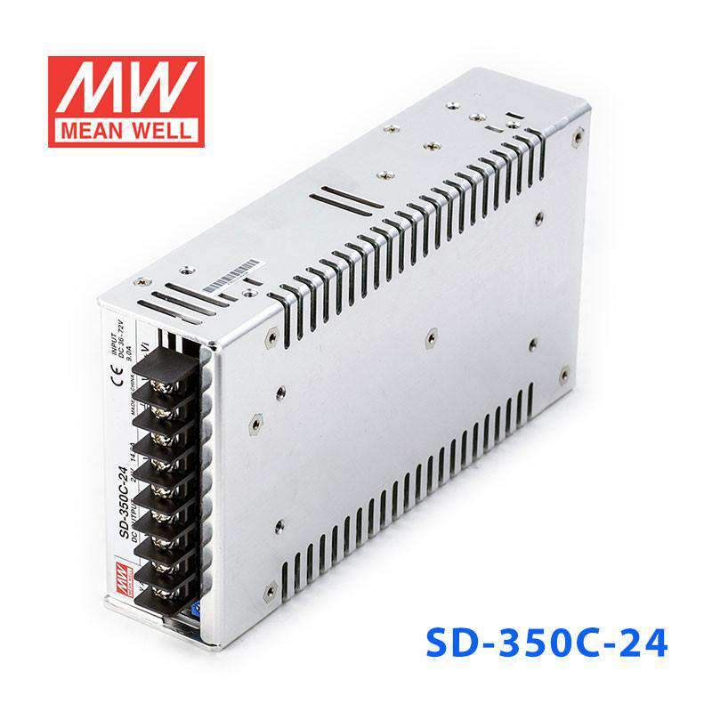 Mean Well SD-350C-24 DC-DC Converter - 350W - 36~72V in 24V out 14.6A - PHOTO 1