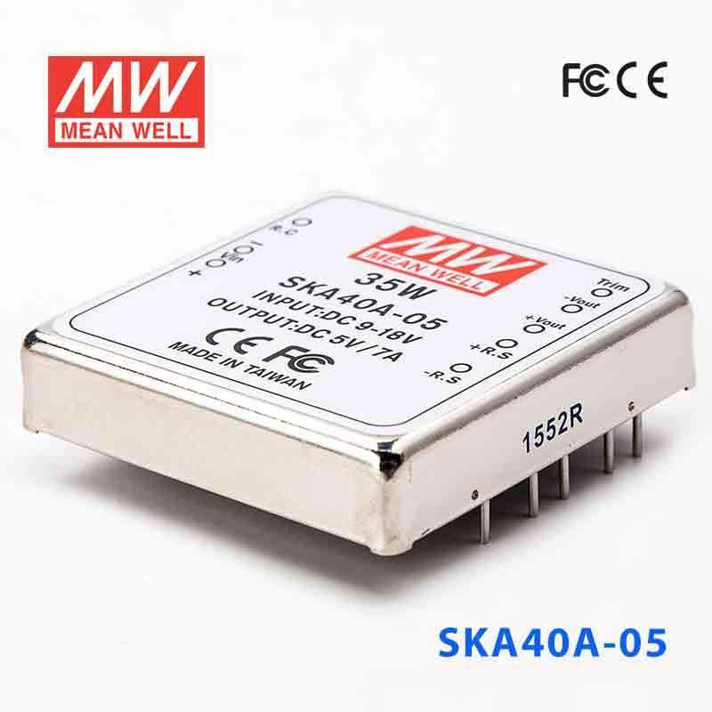 Mean Well SKA40A-05 DC-DC Converter - 35W - 9~18V in 5V out 7A