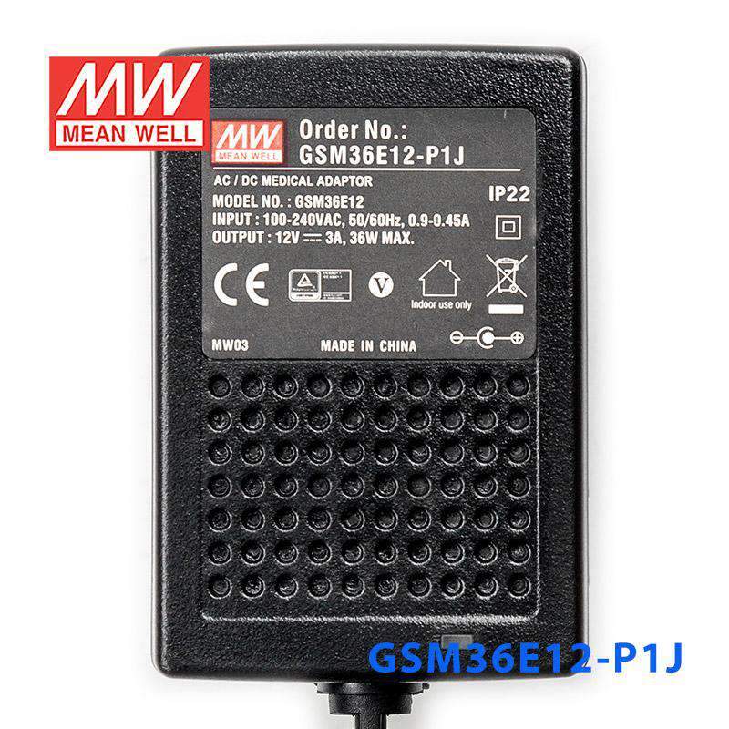 Mean Well GSM36E12-P1J Power Supply 36W12V 3A - PHOTO 2