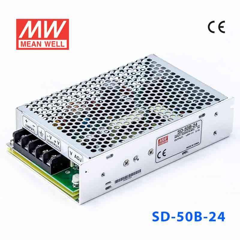 Mean Well SD-50B-24 DC-DC Converter - 50W - 19~36V in 24V out 2.1A