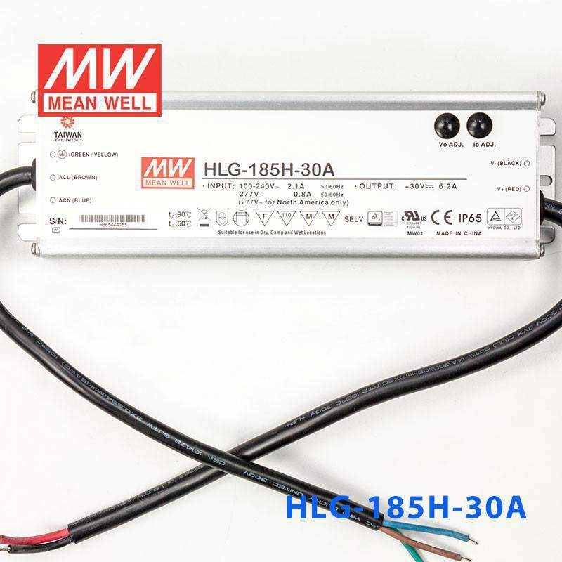 Mean Well HLG-185H-30A Power Supply 185W 30V - Adjustable 6.2A - PHOTO 2