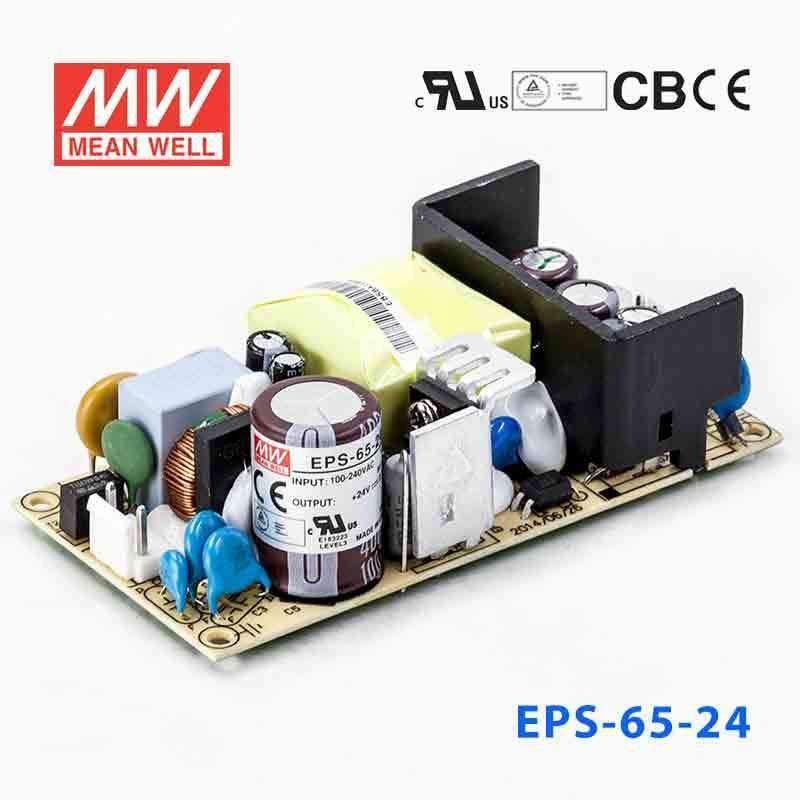 Mean Well EPS-65-24 Power Supply 65W 24V 2.71A