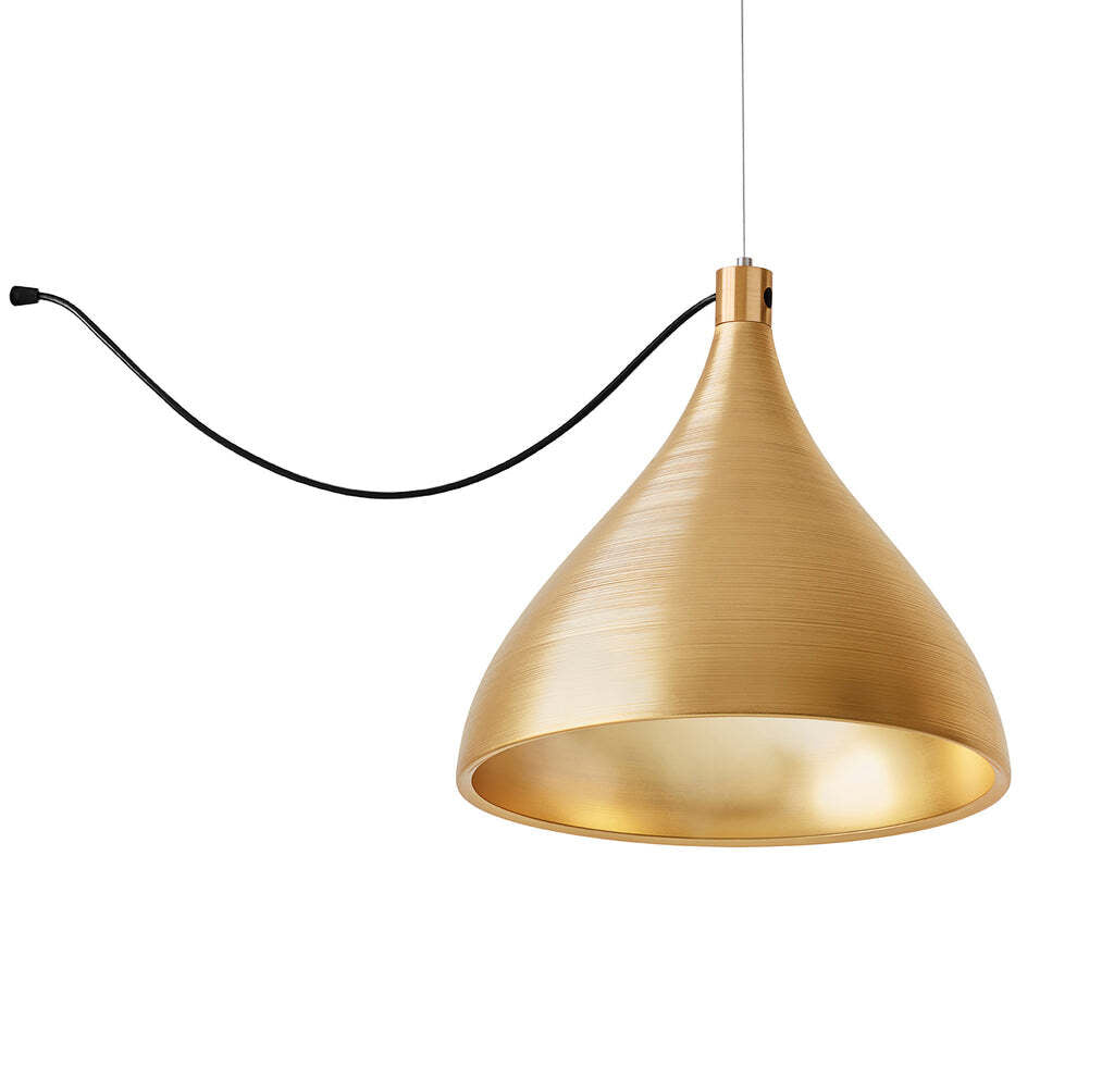 Pablo Pendant Swell XL String Single Medium Brass / Brass - PHOTO 1