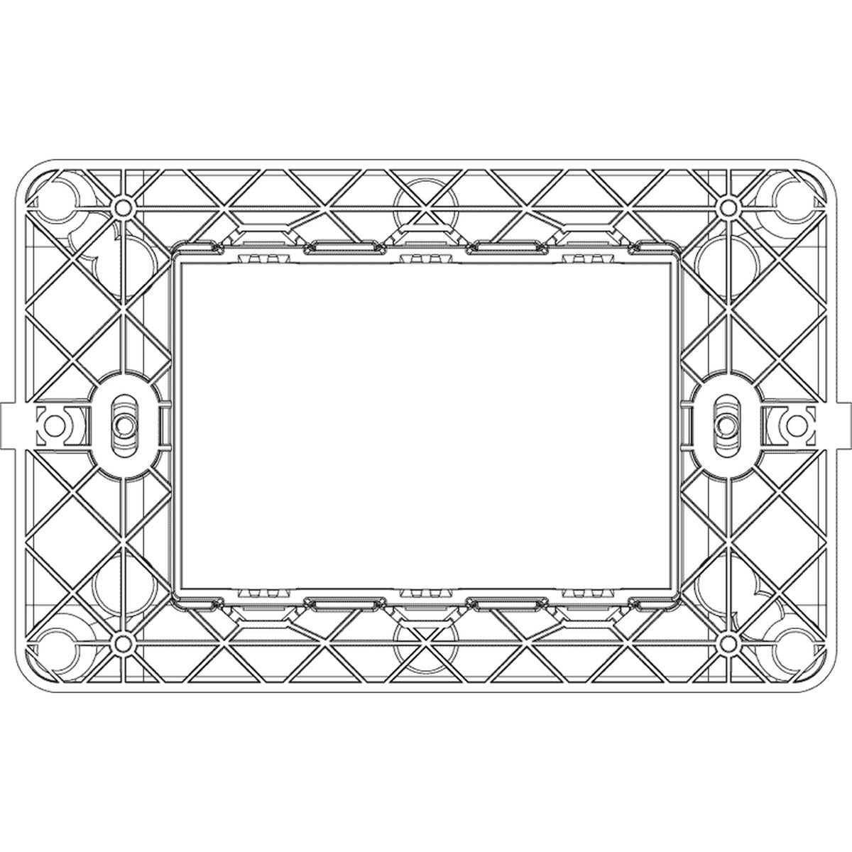 Vimar Plana frame 3M + Screws - PHOTO 2