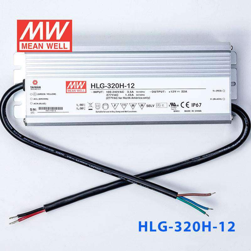 Mean Well S-HLG-320H-12 Power Supply 264W 12V with AU/NZ plug 22A - PHOTO 2