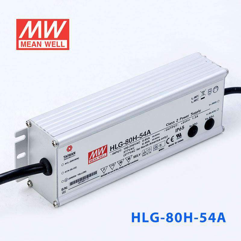 Mean Well HLG-80H-54A Power Supply 80W 54V - Adjustable - PHOTO 1