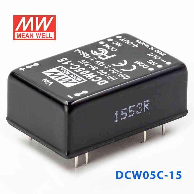 Mean Well DCW05C-15 DC-DC Converter - 5W - 36~72V in ±15V out - PHOTO 1