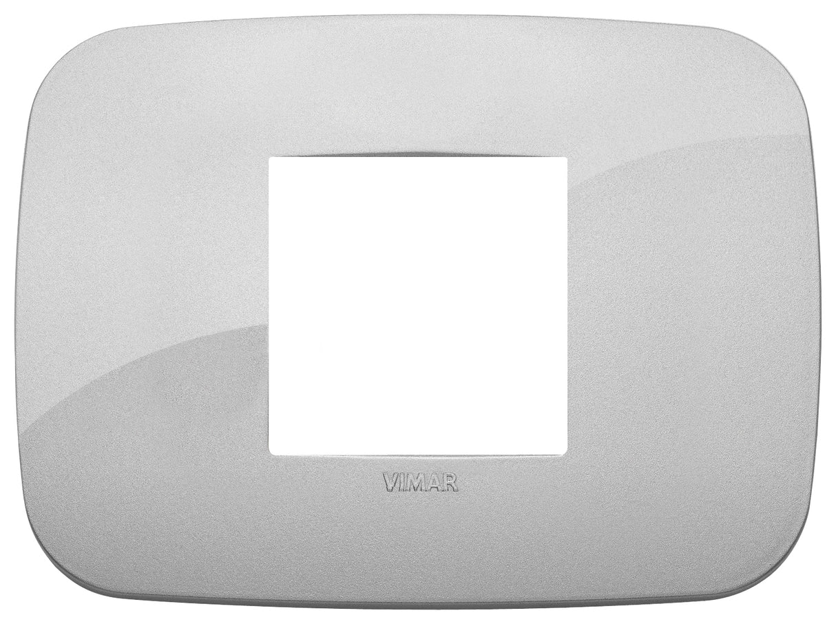 Vimar Arke Round Plate 2centrM Technopolymer Silver