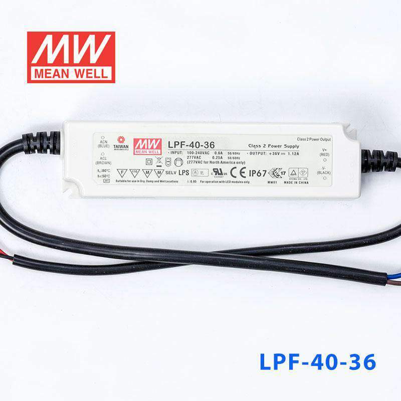 Mean Well LPF-40-36 Power Supply 40W 36V 1.12A - PHOTO 2