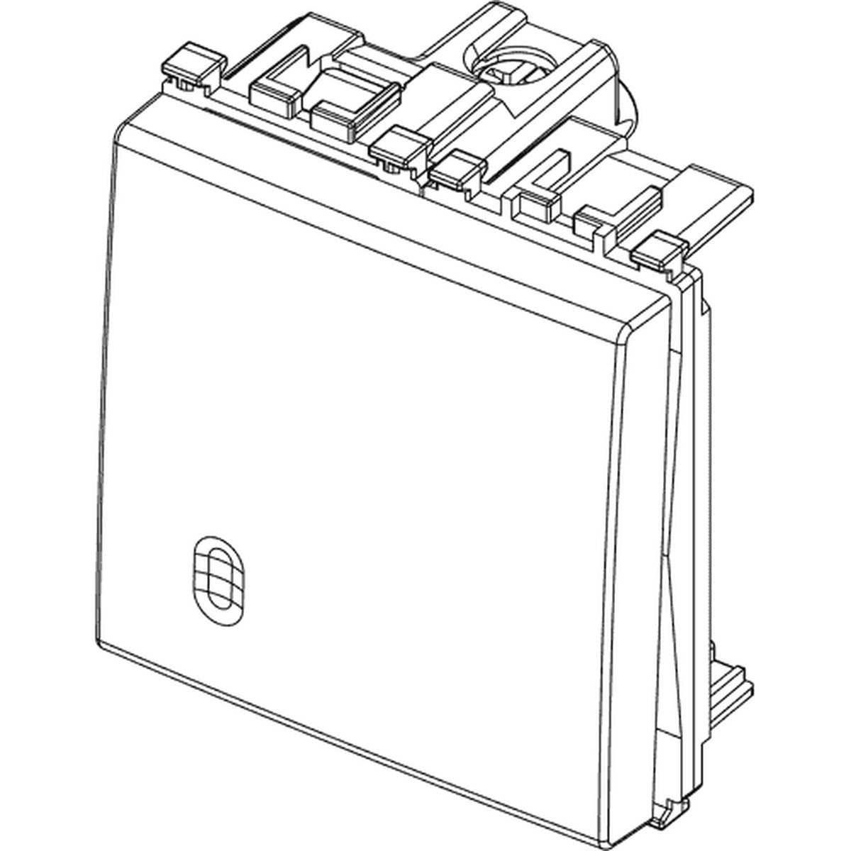 Vimar Arke 1P 16AX 2-Way Switch 2M Metal - PHOTO 3