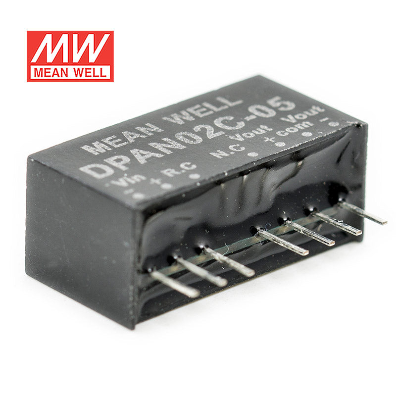 Mean Well DPAN02C-05 DC-DC Converter - 2W - 36~75V in ±5V out 200mA
