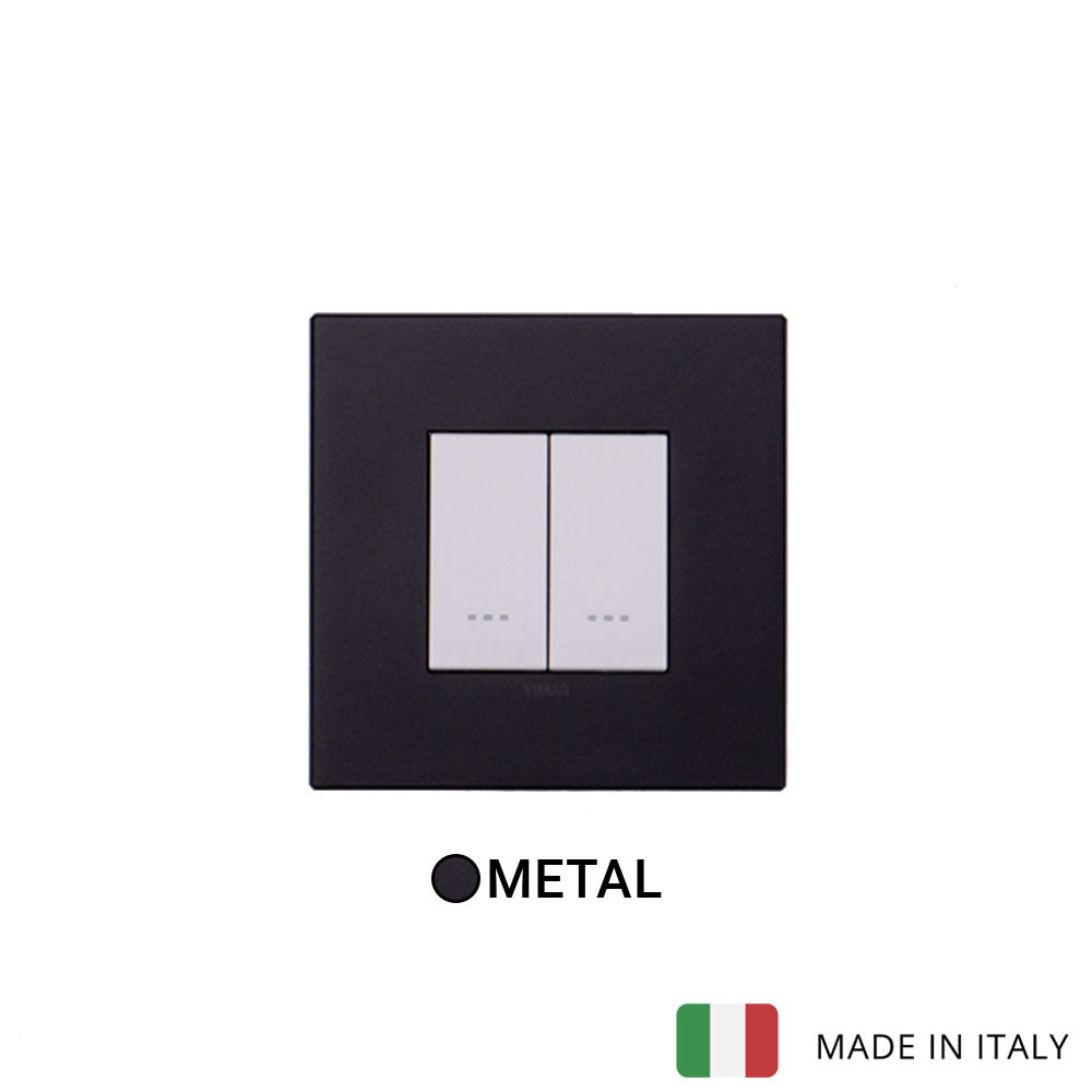 Vimar Eikon Wood 2 Gang Switch - Oak - 16A - PHOTO 3