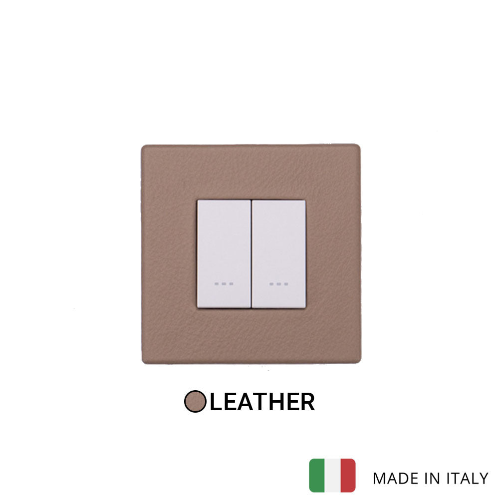 Vimar Eikon Wood 2 Gang Switch - Oak - 16A - PHOTO 3