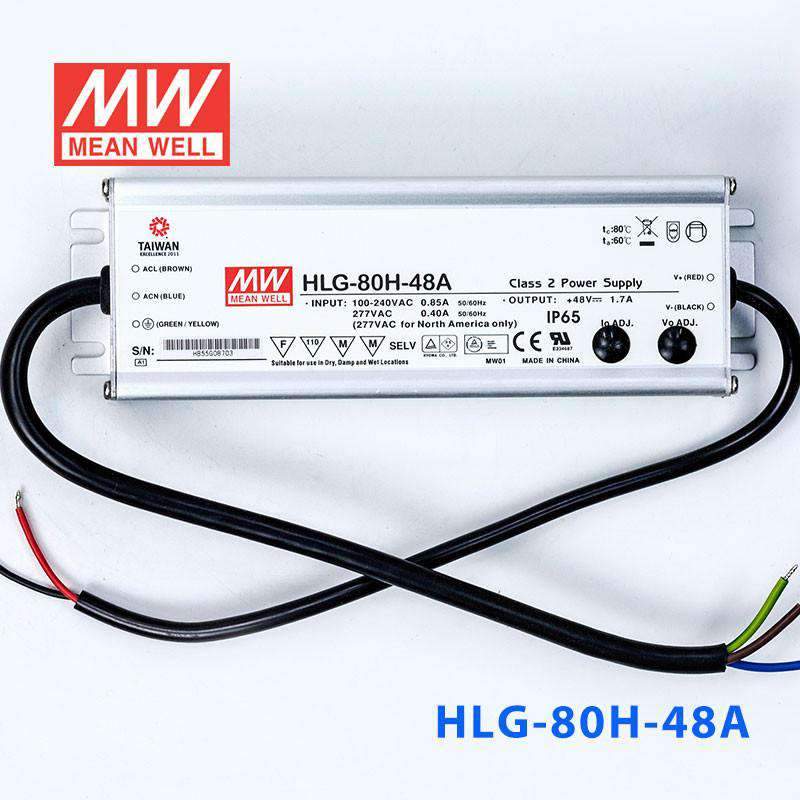 Mean Well HLG-80H-48A Power Supply 80W 48V - Adjustable 1.7A - PHOTO 2