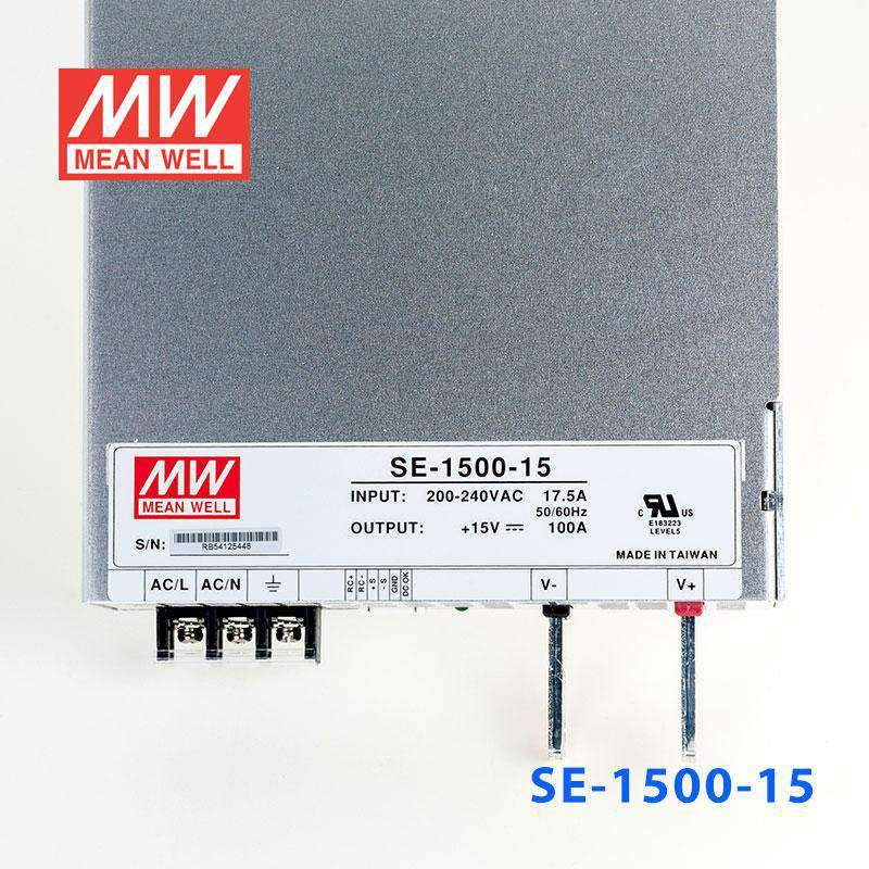 Mean Well SE-1500-15 Power Supply 1500W 15V 100A - PHOTO 2