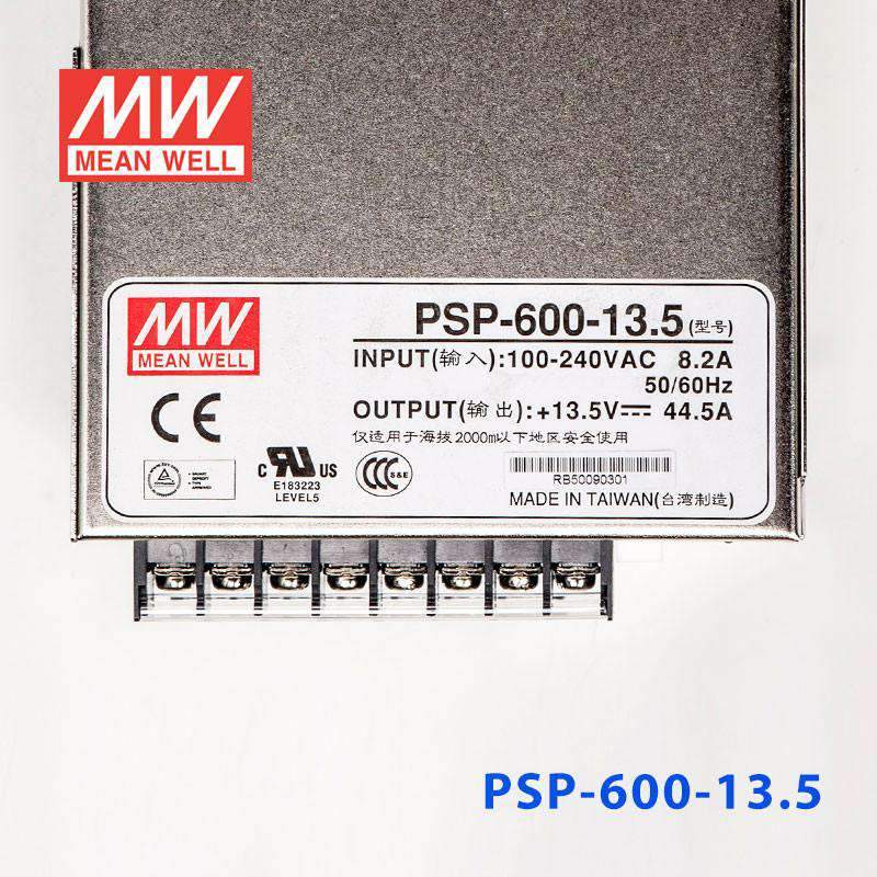 Mean Well PSP-600-13.5 Power Supply 600W 13.5V 44.5A - PHOTO 2