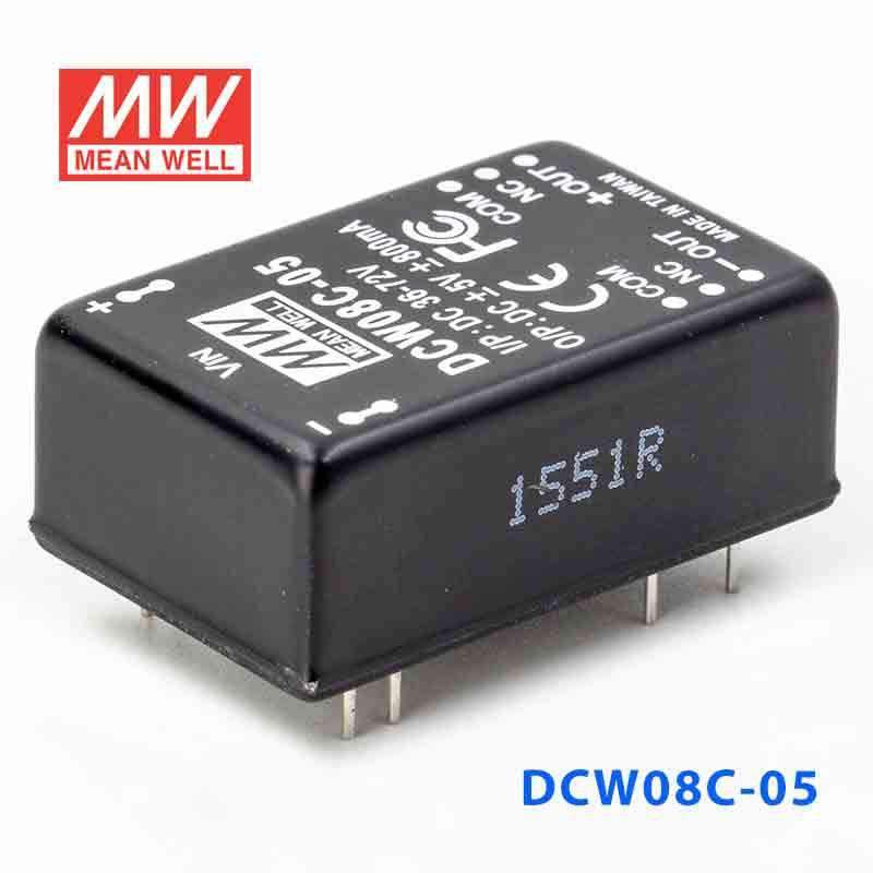 Mean Well DCW08C-05 DC-DC Converter - 8W - 36~72V in ±5V out - PHOTO 1