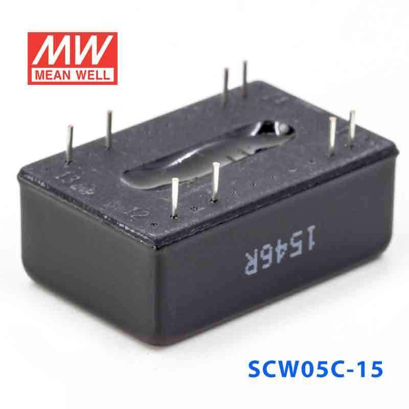Mean Well SCW05C-15 DC-DC Converter - 5W 36~72V DC in 15V out - PHOTO 3