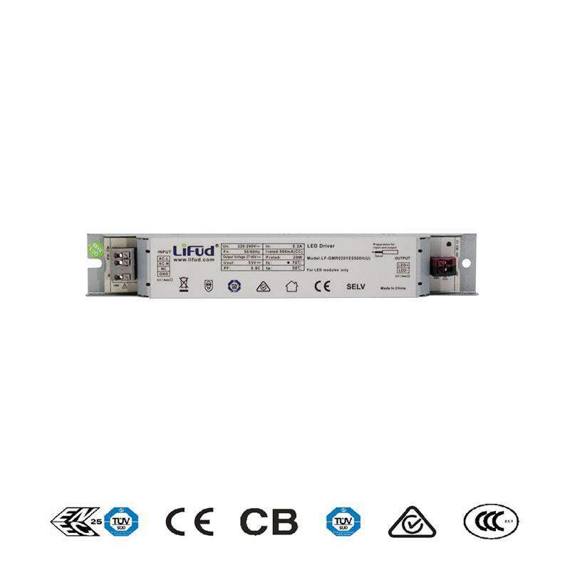 Lifud LF-GMR020YE-500 LED Driver 13.5-20W 500mA - Flicker Free - PHOTO 1