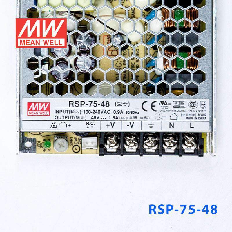 Mean Well RSP-75-48 Power Supply 75W 48V 1.6A - PHOTO 2