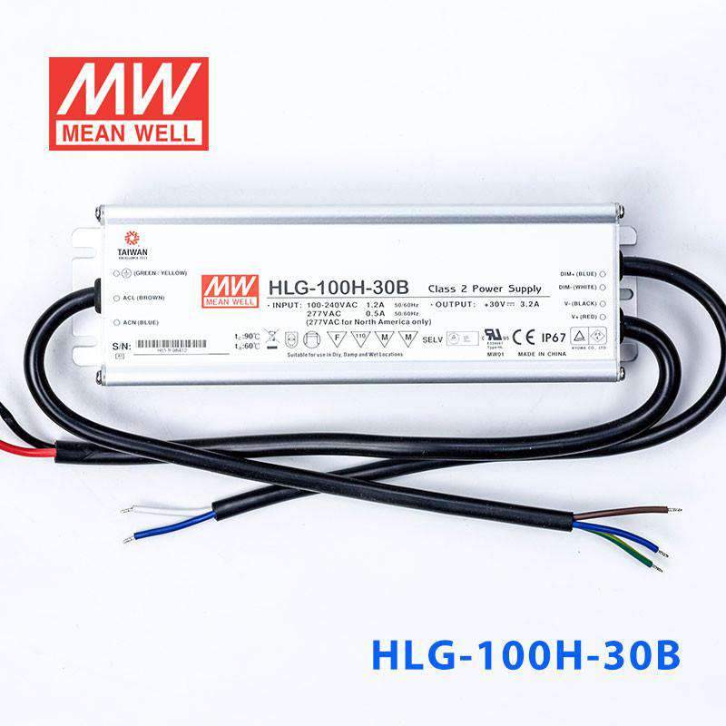 Mean Well HLG-100H-30B Power Supply 100W 30V - Dimmable 3.2A - PHOTO 2